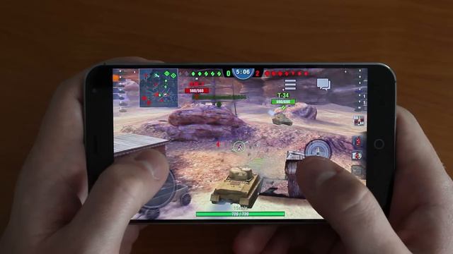 Как идет WOT Blitz на Meizu MX4 смотреть онлайн