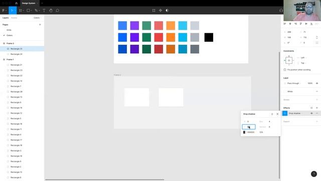 Figma tutorial - Design System - Shadows смотреть онлайн