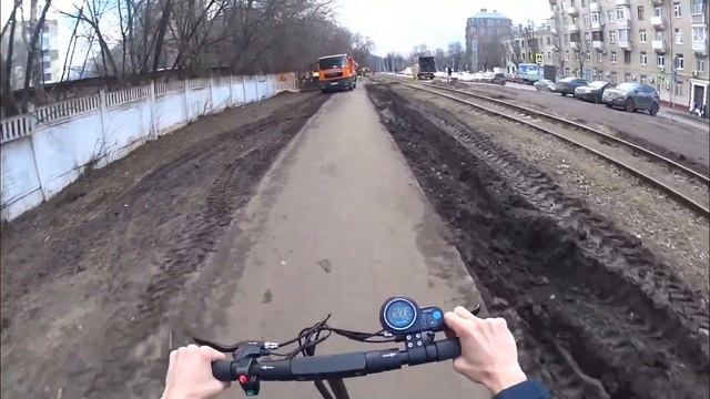 Первый тестовая поездка на электро самокате смотреть онлайн