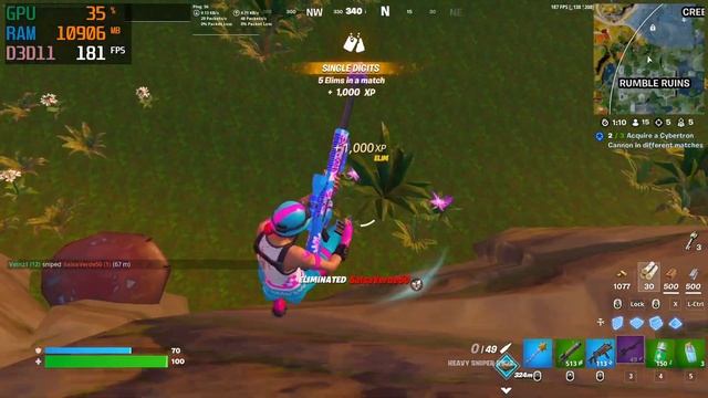 Low Mesh Benchmark | Fortnite | RTX 2060 SUPER + Intel i7-9700F + 16 gbs Ram смотреть онлайн