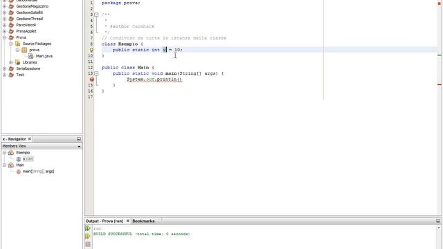 Java - 25 - Modificatori: STATIC смотреть онлайн