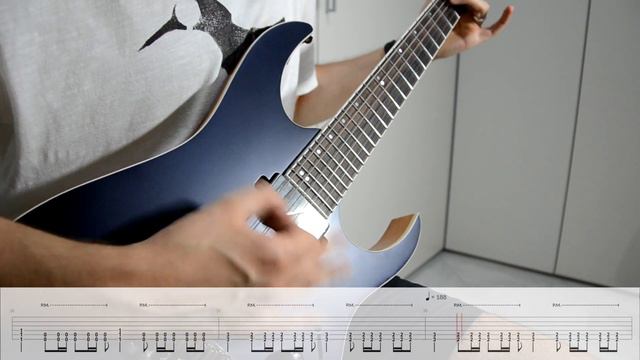 Lamb Of God - A Warning (Guitar Cover with on-screen tab) смотреть онлайн