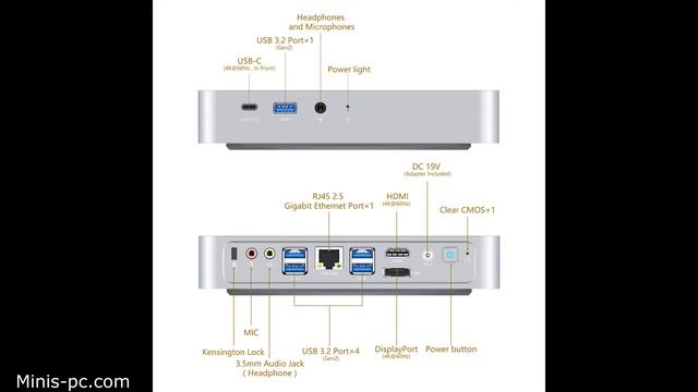 Minisforum EliteMini TH60 Intel® Core™ i5-11400H mini pc смотреть онлайн
