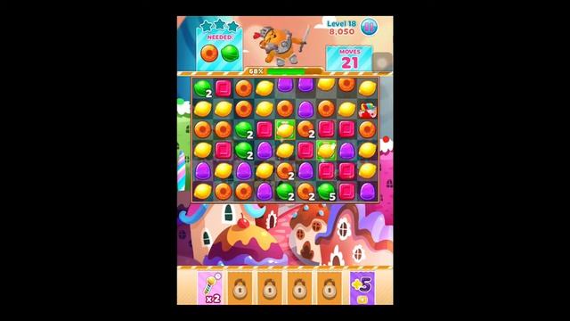 Candy Blast Mania Level 18 смотреть онлайн