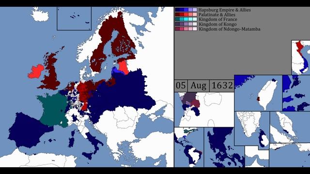 Thirty Years' War - Every Week (1618-48) смотреть онлайн