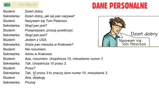 Krok po kroku A1. Урок 2, часть 1. Język polski. смотреть онлайн