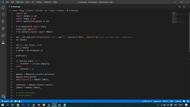 K-Means Clustering dengan library sklearn pada Python смотреть онлайн