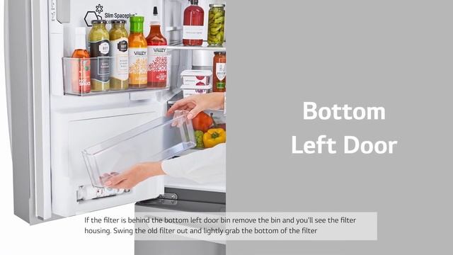 Frigoriferi LG | Come sostituire il filtro dell'acqua (ita) смотреть онлайн