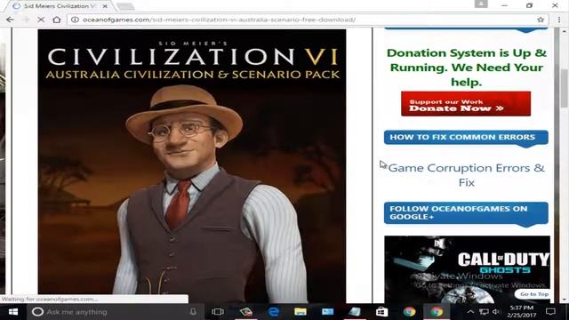 How to donload Sid Meiers Civilization 6 Australia Scenario смотреть онлайн