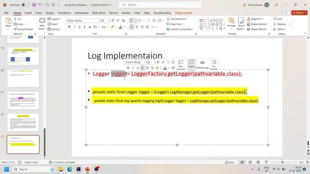 Logger In Spring Boot | Java | Spring Boot | Hindi смотреть онлайн