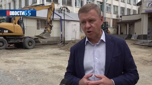 Комплексное благоустройство. Ремонт тротуаров и фасадов проверили на улице Ленина в Южно-Сахалинске смотреть онлайн
