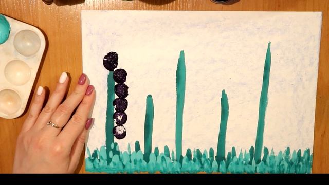 Рисуем цветы с детьми. "Весеннее настроение". День 1 рисовального марафона. смотреть онлайн