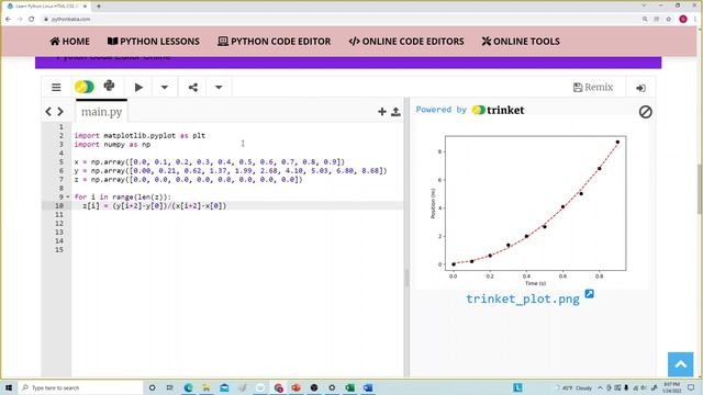 Python 7: Higher Order Polynomial Fits and Numerical Differentiation смотреть онлайн