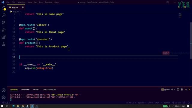 Python Flask Malayalam Tutorial | App Routing | PART-2 смотреть онлайн
