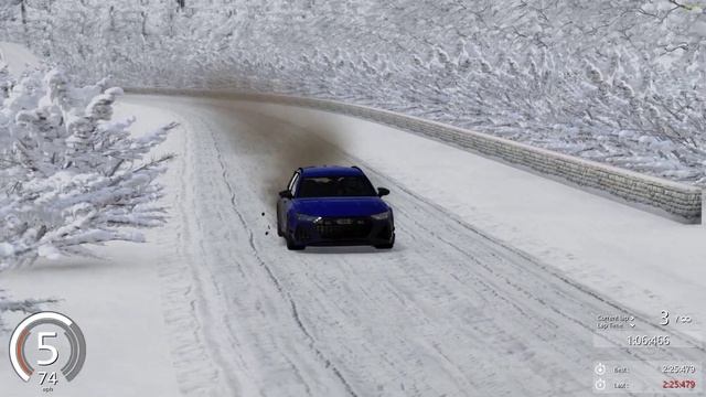 Assetto Corsa Audi RS6-R at Montagne de Meringue смотреть онлайн
