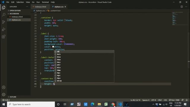 JS task- 5: accordion javascript animation in website using HTML, CSS & Javascript смотреть онлайн