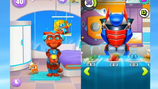 Мой Говорящий Том 2 #18 друзья Анджела Ухаживаем за питомцем #Том_2 #Том смотреть онлайн