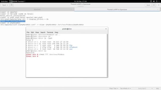 How to Install Apache2 MariaDB PHP phpMyAdmin in Opensuse (LAMP) смотреть онлайн