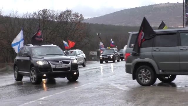 Авто- мотопробег в честь седьмой годовщины воссоединения Крыма с Россией. 18 марта 2021 смотреть онлайн