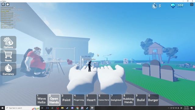 roblox realistic hand vr gameplay смотреть онлайн