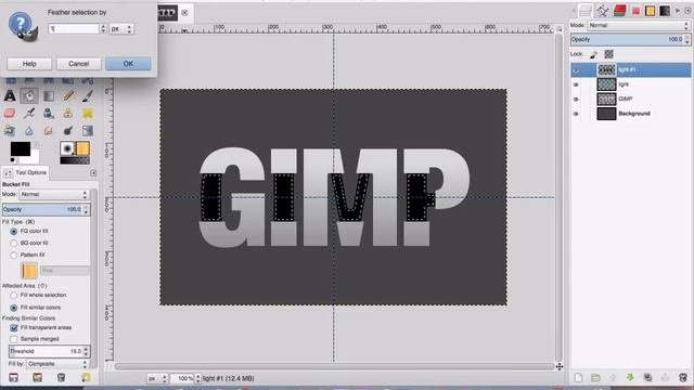gimp | futuristic text effect tutorial | no photoshop смотреть онлайн