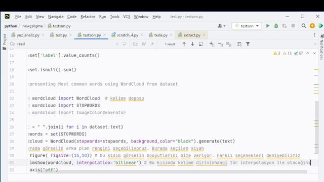 Python dersleri 4 : Kelime Bulutu (Word Cloud ) смотреть онлайн