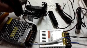 Подключение светодиодной ленты 12V и 24V с включением через датчик движения