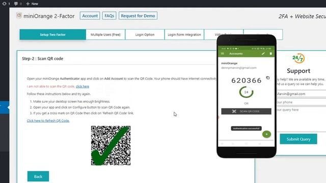 How to setup QR Code method into WordPress Two Factor Authentication (2FA) Plugin? смотреть онлайн