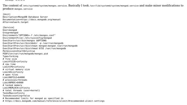 start mongos(mongodb 4.4 sharding router) using systemd service смотреть онлайн
