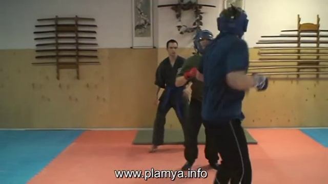 ПЛАМя - рукопашный бой - нокдаун коленом смотреть онлайн