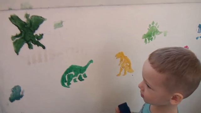 Наскальные рисунки динозавров своими руками. раскраска игры эксперимент смотреть онлайн
