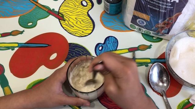 Лизун без клея тетрабората натрия. Слайм из зубной пасты и сахара смотреть онлайн