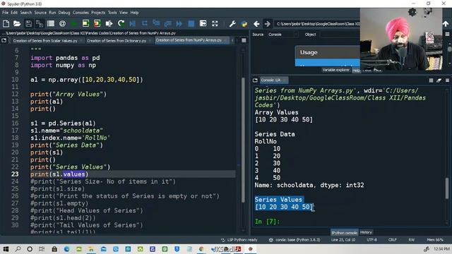 Attributes of Series (Python Pandas) смотреть онлайн