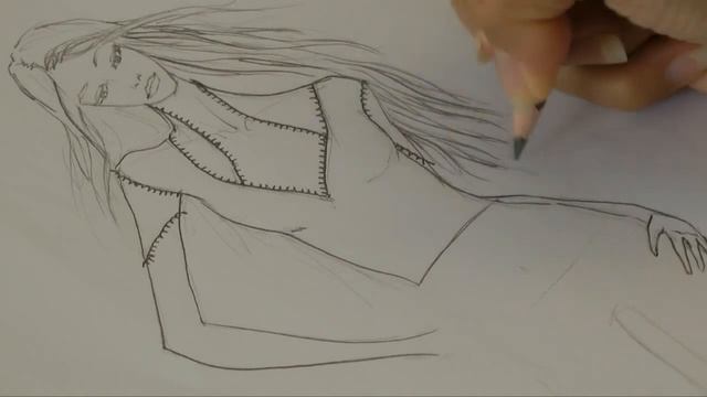 Drawing a Fashion Design- FASHION ILLUSTRATION - Pleated skirt смотреть онлайн