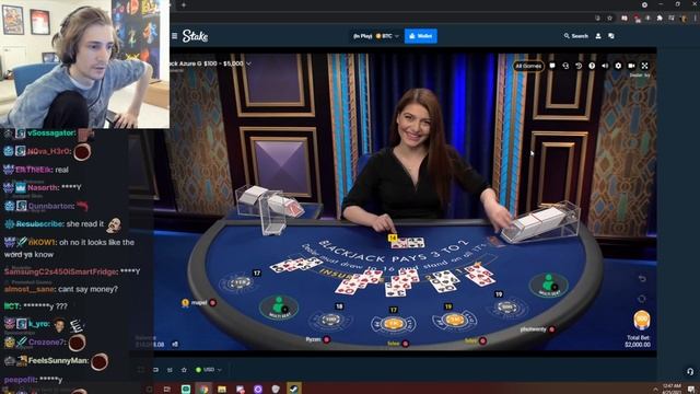 xQc's CHAT Trolling and Getting RESPONSES from the casino dealers смотреть онлайн