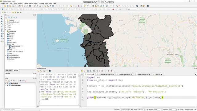 QGIS Tutorial - Google Earth Engine Plugin: #5 Feature Collection смотреть онлайн