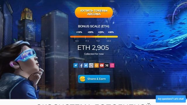 [Pre-ICO] Arcona - продажа участков цифровой земли смотреть онлайн