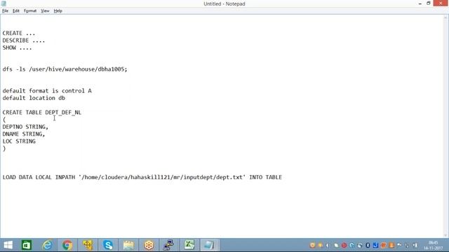 Hive shell commands| Hive Databases| Creating and Loading Data into Hive Managed Tables смотреть онлайн