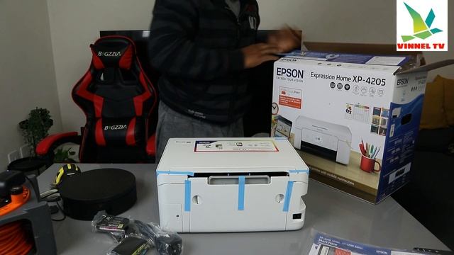 EPSON Expression Home XP-4205 All-in-One Wireless WIFI Inkjet Printer Overview смотреть онлайн