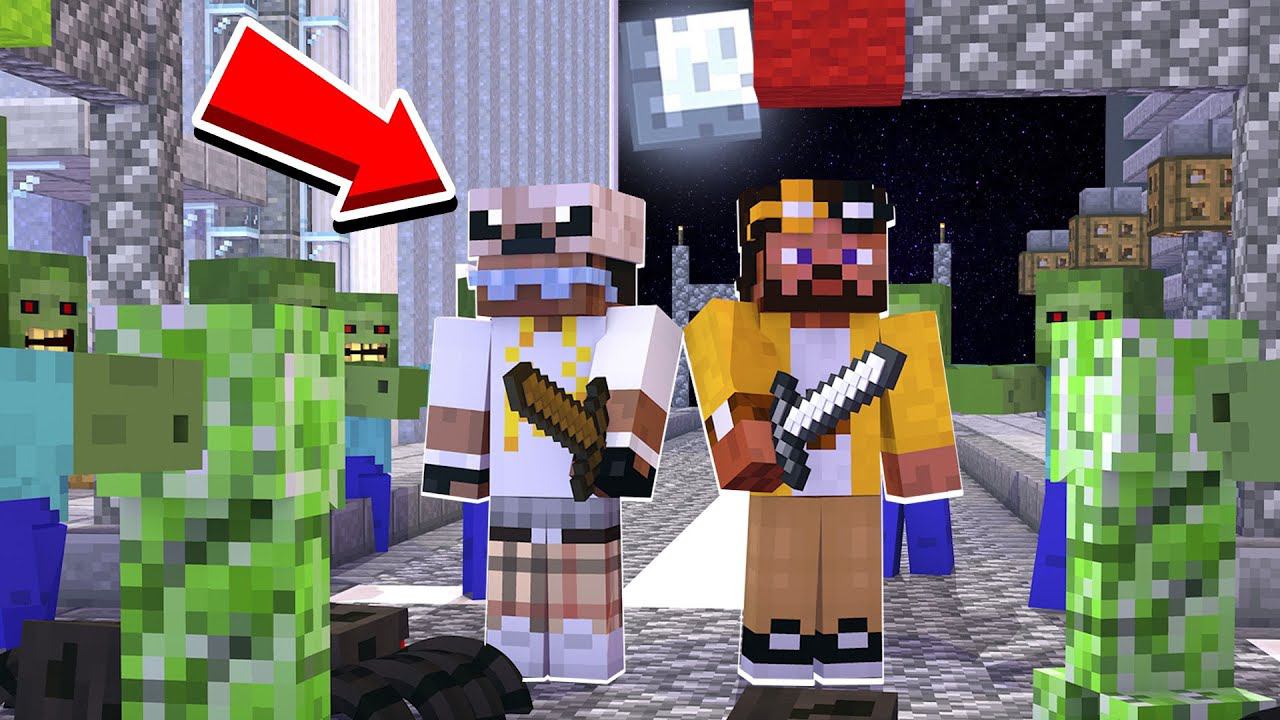 ОНИ НАСТУПАЮТ!!! ОРДЫ ЗОМБИ!!! МАЙНКРАФТ MOB WARS смотреть онлайн