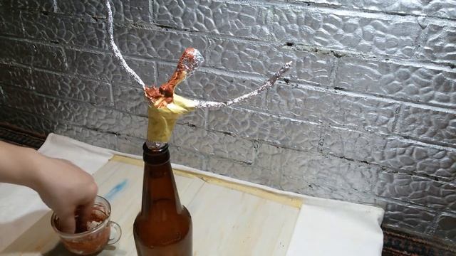 Статуя из бутылки, фольги, проволоки и глины/ Красота из мусорного ведра смотреть онлайн