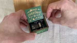 Музыкальная шкатулка Merry Christmas music box