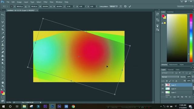 How to Make Colorful abstract wallpaper | Photoshop Tutorial смотреть онлайн