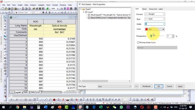 How to nonlinearly fit with exponential decay function in origin - step by step смотреть онлайн