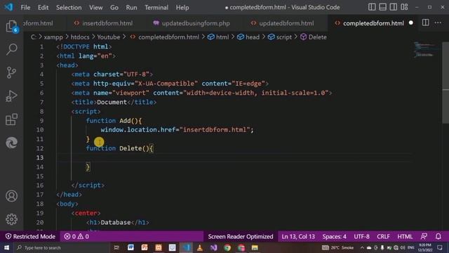 PHP complete database project |php for beginners |web development tutorial #85 |Joiya Academy смотреть онлайн