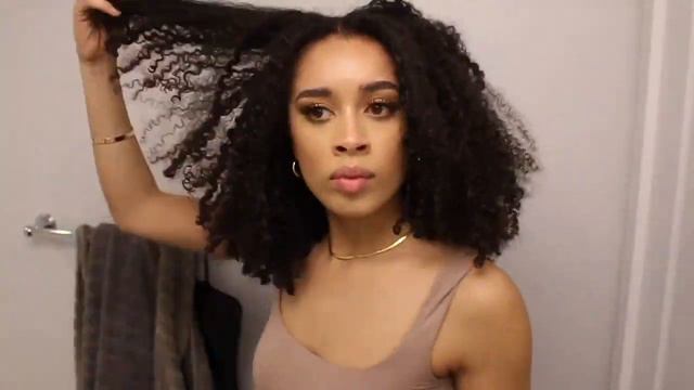 Cutting My Curly Hair At Home (type 3c) смотреть онлайн