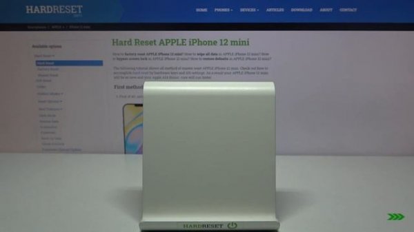 Hard Reset iPhone 12 mini - Remove All Content & Settings