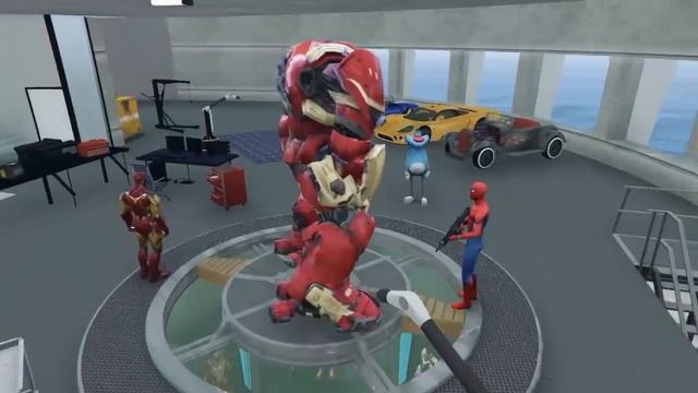 ?Shinchan ,Oggy & Jack Vs *GIANT* Sirenhead | Pennywise | Slenderman | *HULKBUSTER*