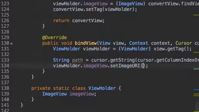 안드로이드 21일차 갤러리 2 CursorAdapter