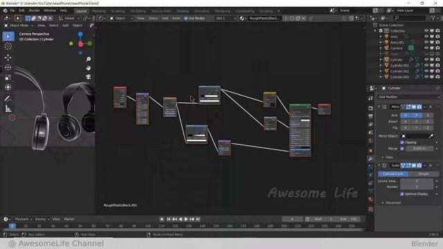 Blender Tutorial| Auto Align all nodes using Node Wrangler | Blender 2.9 | Beginner Tip смотреть онлайн